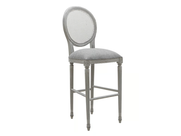 MOZAIC - Solid wood stool with footrest by Il Giardino di Legno - view 2